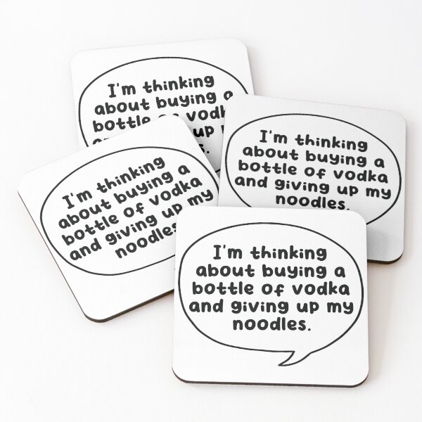 Item preview, BTS Jin noodles quote designed and sold by natashacole.