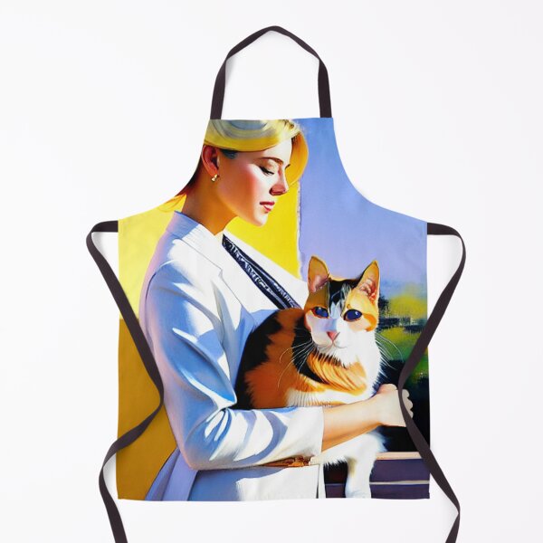 Item preview, A Portrait of a Blonde and Their Tortishell Cat designed and sold by VespersEmporium.