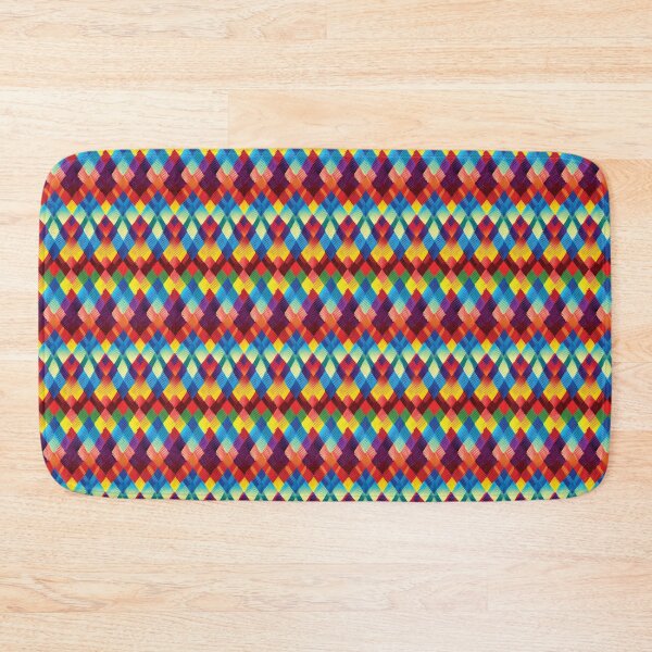 Item preview, Colorful woven fabric seamless pattern 050 designed and sold by Phumtanis66.