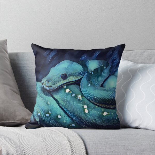 Item preview, Green Tree Python In The Shadows designed and sold by Heathermarie321.