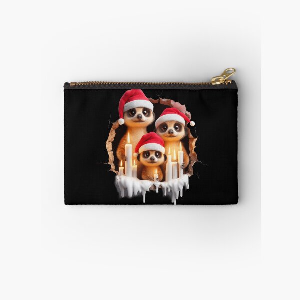 Item preview, Navidad animal suricata 3D, en un agujero en una pared. designed and sold by ColorLightLab.