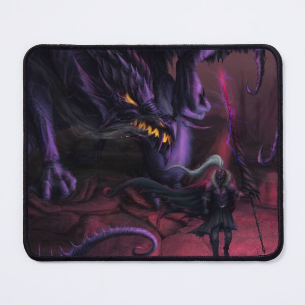 Item preview, The Dragon & His Master -Black- designed and sold by Rene Trujillo Illustrations.