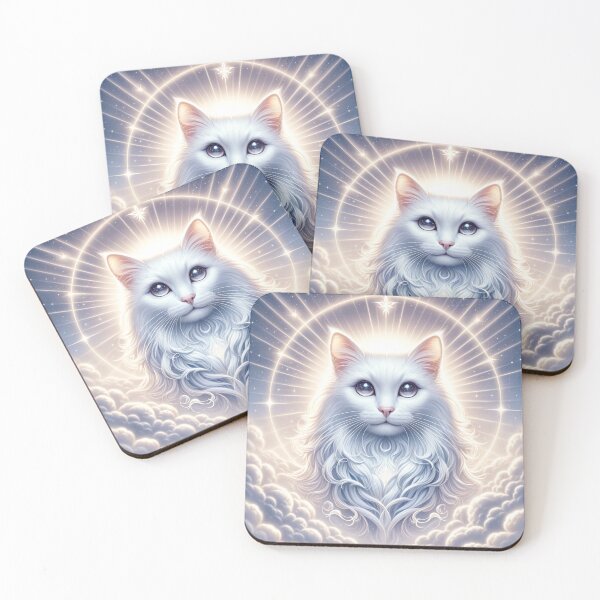 Item preview, gato blanco divino designed and sold by ShironekoStudio.