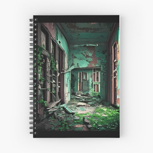 Aperçu de l'œuvre Explorer la dégradation urbaine à travers les bâtiments abandonnés créée et vendue par ChicArtLemones.