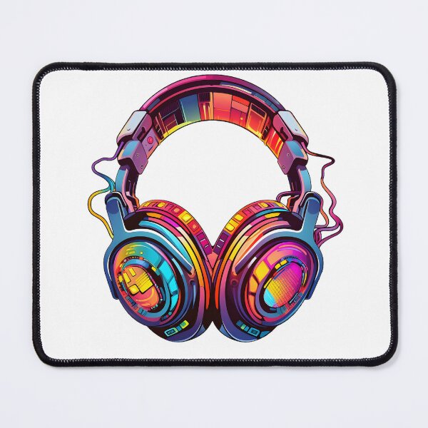 Item preview, EDM Blaze - EDC Electric Beats Headphone Art designed and sold by NovaGenArt.