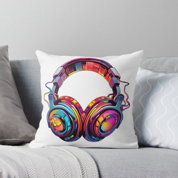 Item preview, EDM Blaze - EDC Electric Beats Headphone Art designed and sold by NovaGenArt.