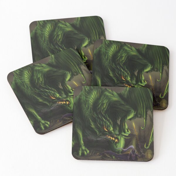 Item preview, The Dragon & His Master -Green- designed and sold by Rene Trujillo Illustrations.