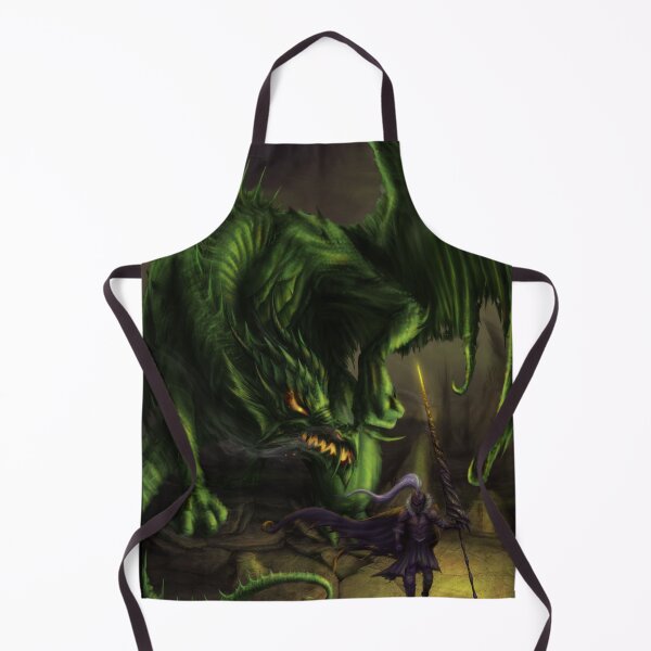 Item preview, The Dragon & His Master -Green- designed and sold by Rene Trujillo Illustrations.