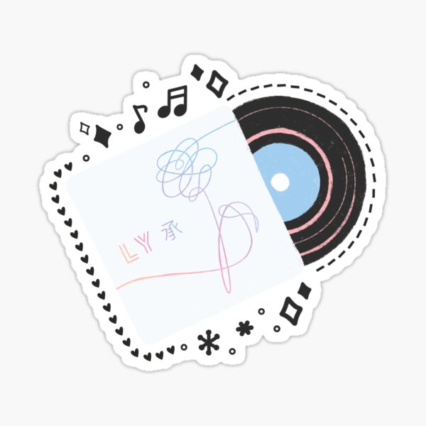 BTS Album Stickers.