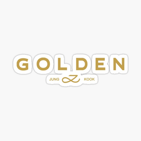 BTS Golden Jungkook Jung Kook  Sticker for Sale by bangtanofficial