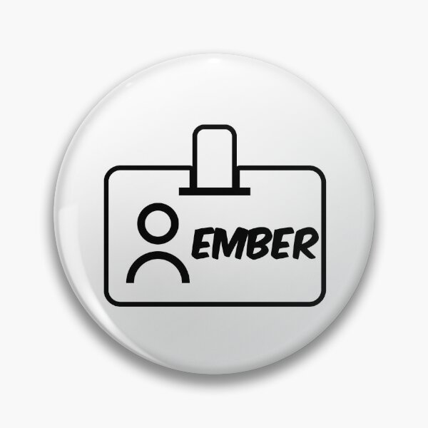 Item preview, Name ID Ember Name Label designed and sold by NormadWorld.