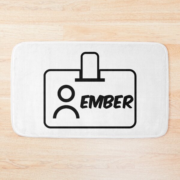 Item preview, Name ID Ember Name Label designed and sold by NormadWorld.