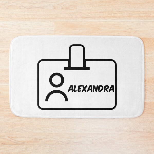 Item preview, Name ID Alexandra Name Label designed and sold by NormadWorld.