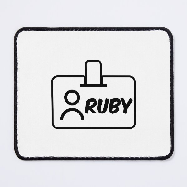 Item preview, Name ID Ruby Name Label designed and sold by NormadWorld.