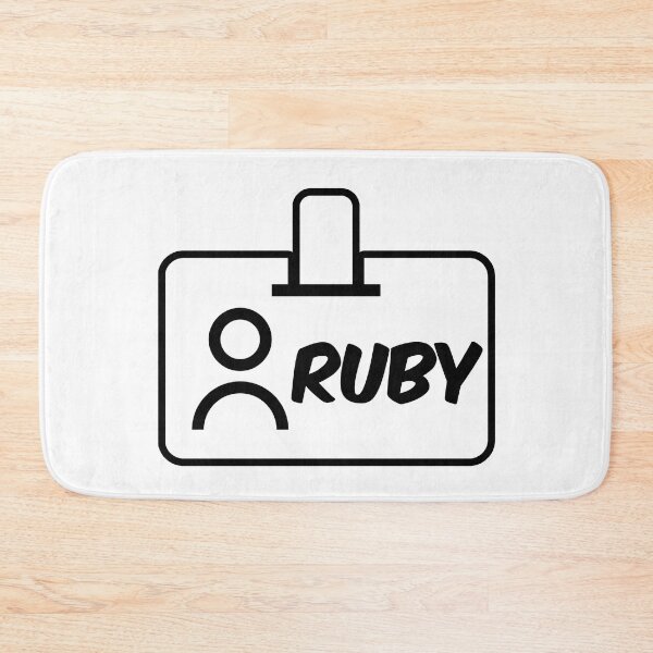 Item preview, Name ID Ruby Name Label designed and sold by NormadWorld.