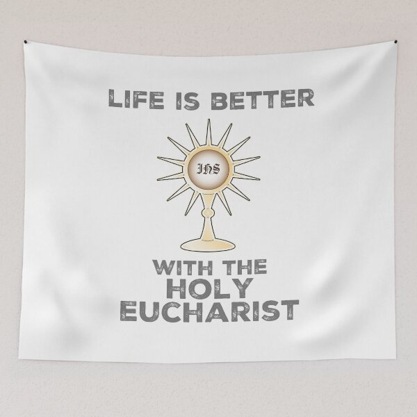Item preview, Life is Better with the Holy Eucharist designed and sold by KTSubz Faith & Fun Designs.