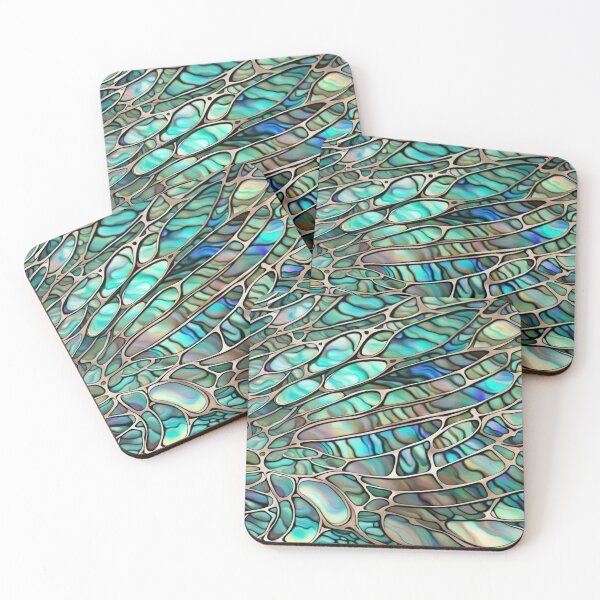 Item preview, Abstract Abalone Inlay Shell Pattern designed and sold by calibrit.