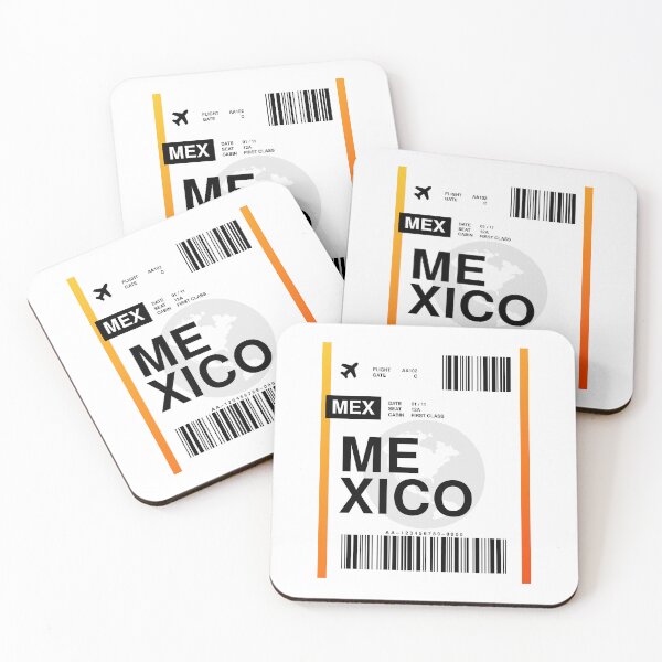 Item preview, Mexico Boarding Pass designed and sold by RabbitK.