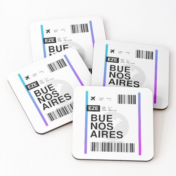 Item preview, Buenos Aires Boarding Pass designed and sold by RabbitK.