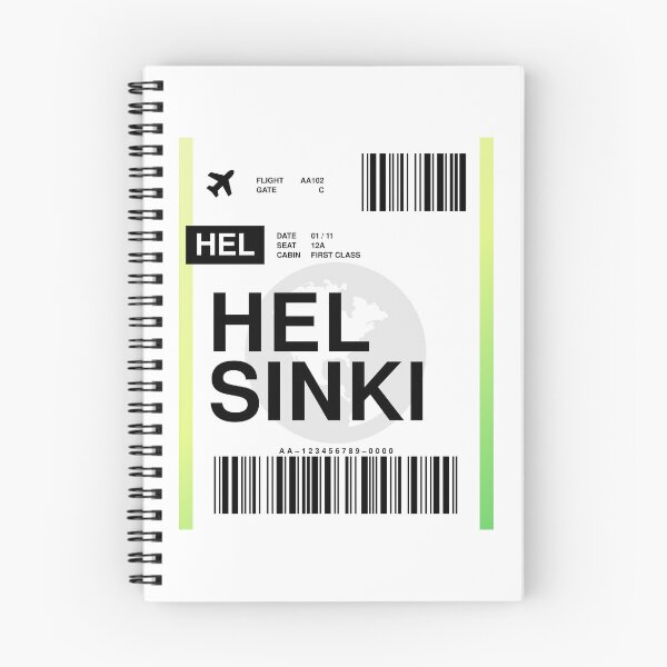 Item preview, Helsinki Boarding Pass designed and sold by RabbitK.