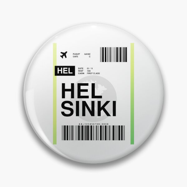 Item preview, Helsinki Boarding Pass designed and sold by RabbitK.
