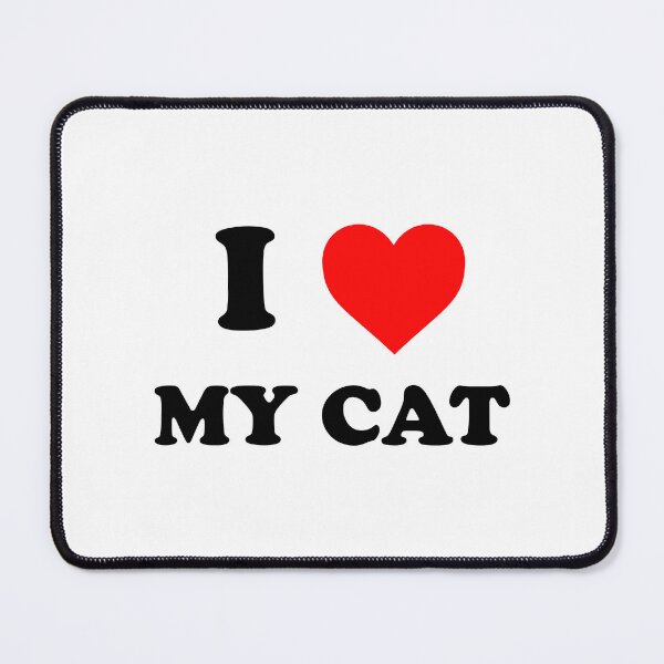 Item preview, i love my cat designed and sold by wordswithfonts.