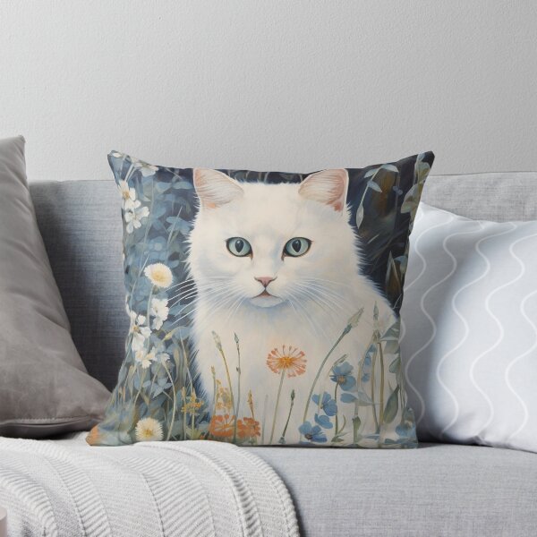 Item preview, White Cat designed and sold by Bubble-Yum.