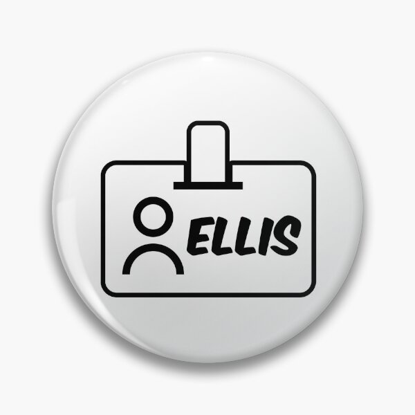 Item preview, Name ID Ellis Name Label designed and sold by NormadWorld.