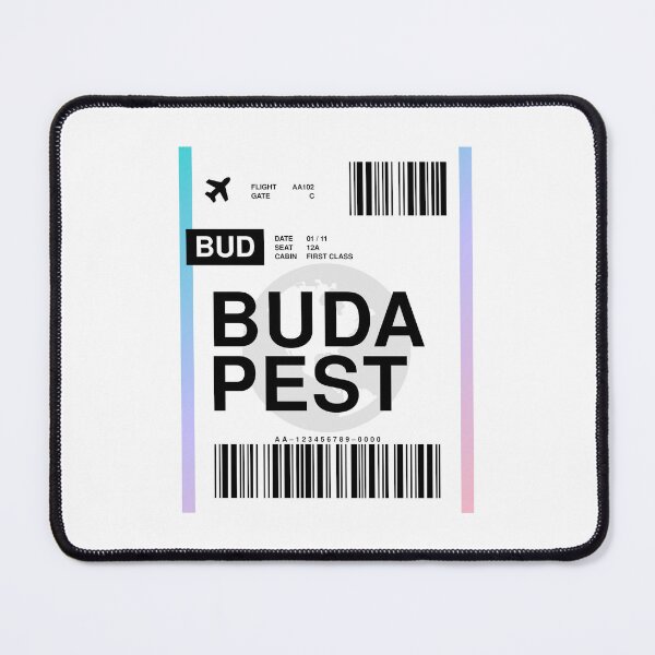 Item preview, Budapest Boarding Pass designed and sold by RabbitK.