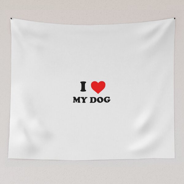 Item preview, i love my dog designed and sold by wordswithfonts.