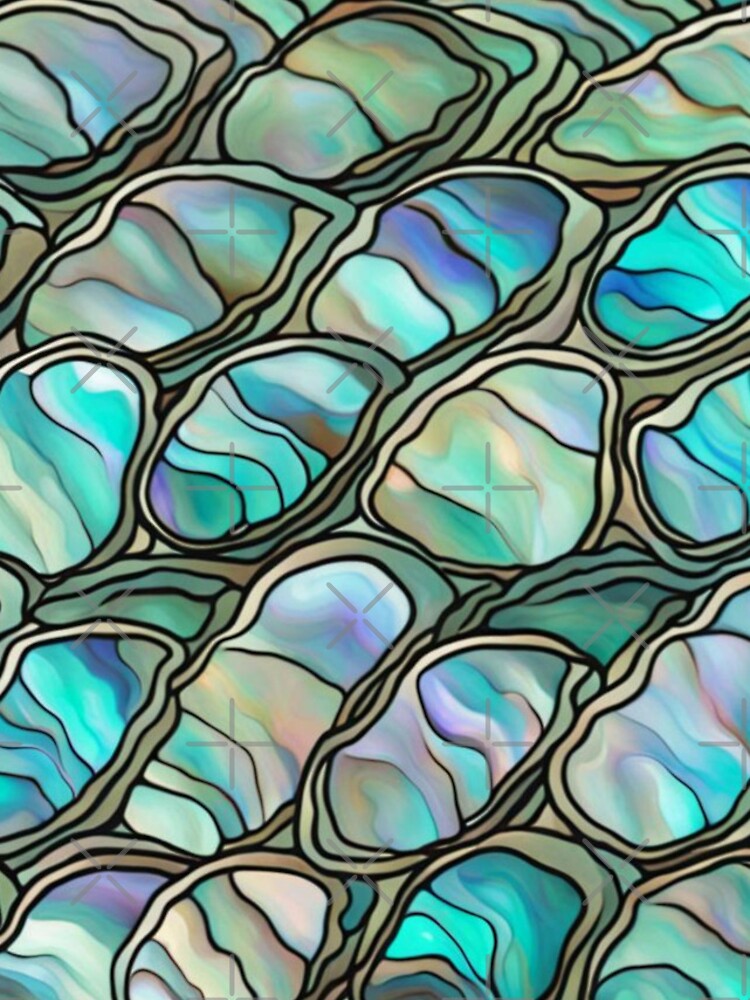 Thumbnail 4 of 4, Samsung Galaxy Phone Case, Abstract Abalone Inlay Shell Pattern designed and sold by calibrit.