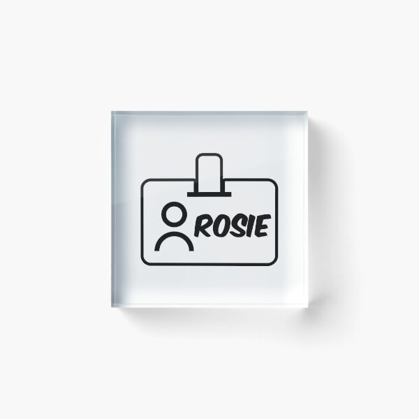 Item preview, Name ID Rosie Name Label designed and sold by NormadWorld.