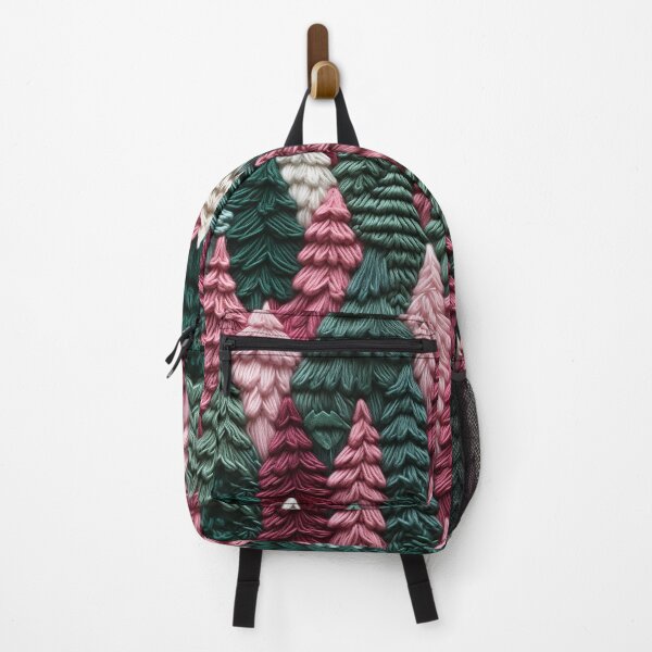 Item preview, Christmas Trees Embroidery Knit Pattern designed and sold by BeansHotTees.