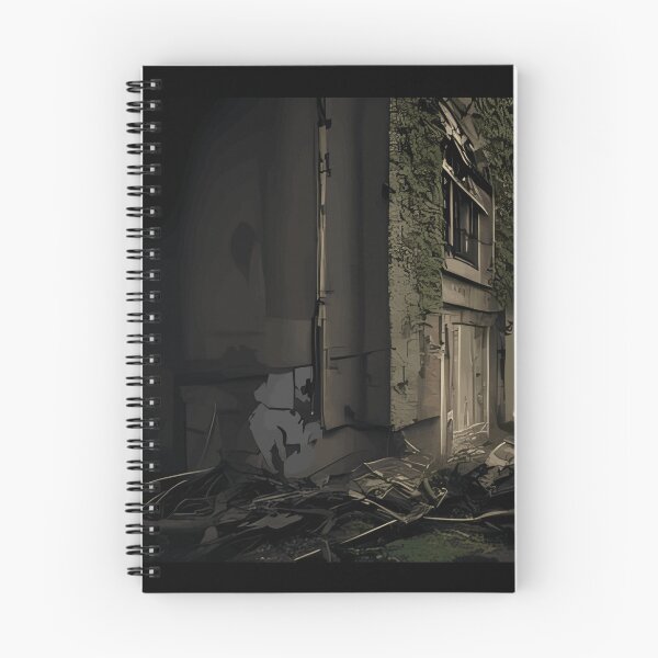 Aperçu de l'œuvre Explorer la dégradation urbaine à travers les bâtiments abandonnés créée et vendue par ChicArtLemones.