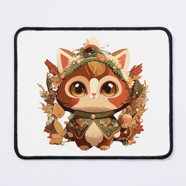 Item preview, Cute autumn cat designed and sold by Pixlsmediahn.