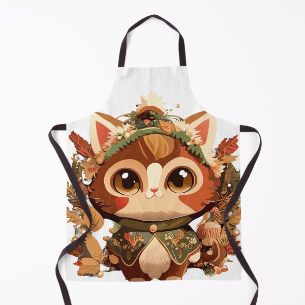 Item preview, Cute autumn cat designed and sold by Pixlsmediahn.