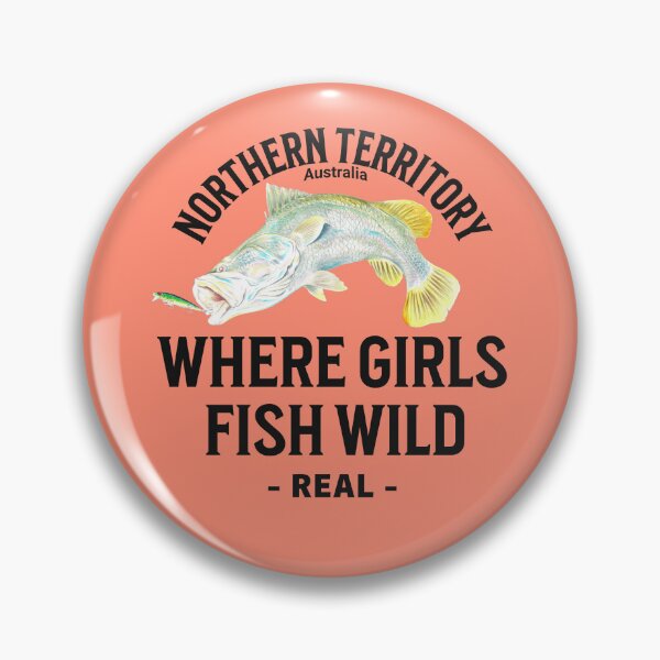 Item preview, Northern Territory - Where Girls Fish Wild! #Papaya designed and sold by Chrome-Magnet.