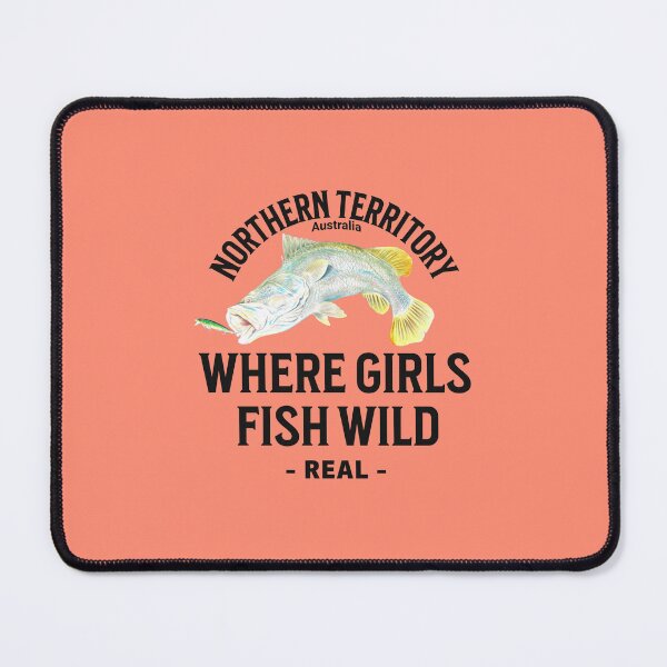 Item preview, Northern Territory - Where Girls Fish Wild! #Papaya designed and sold by Chrome-Magnet.