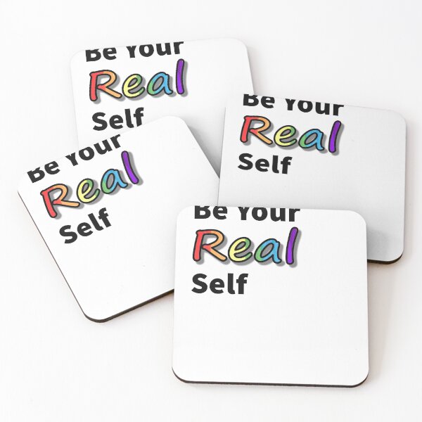 Item preview, Be Your Real Self (Pride version) designed and sold by ItsBriala.