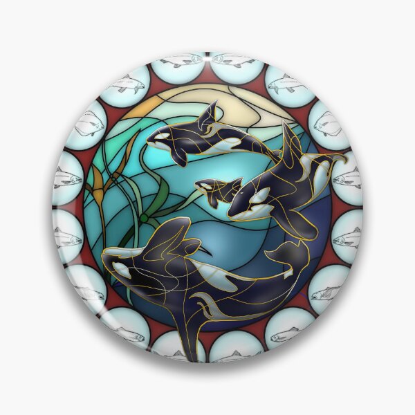 Item preview, Resident Orcas designed and sold by Umi-Kai-Designs.