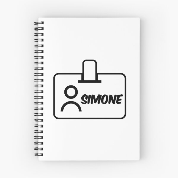 Item preview, Name ID Simone Name Label designed and sold by NormadWorld.