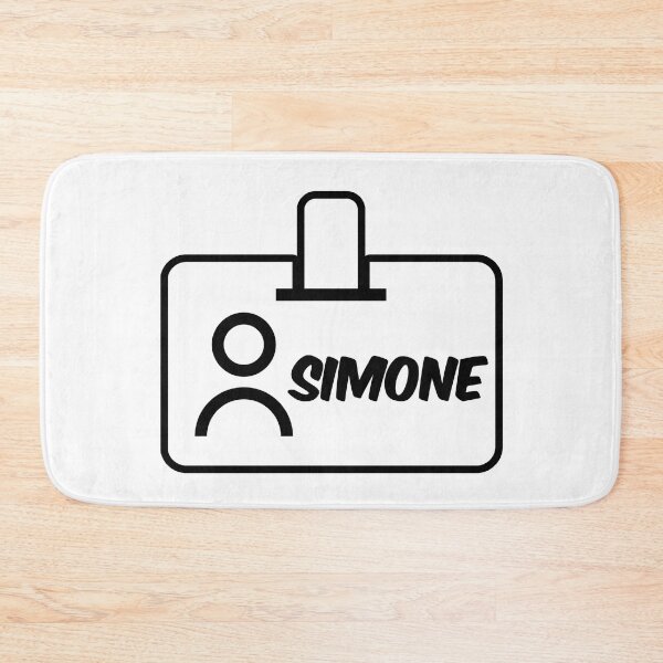 Item preview, Name ID Simone Name Label designed and sold by NormadWorld.