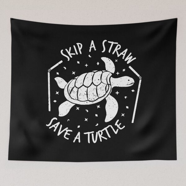 Item preview, Skip A Straw Save A Turtle  designed and sold by ruinzahelva.