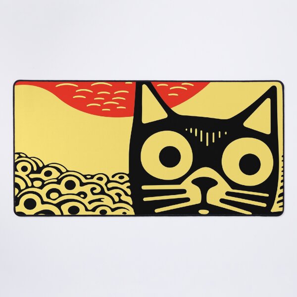 Item preview, Meow, Kawaii Cat Japanese Art designed and sold by GirlGlowGraphic.