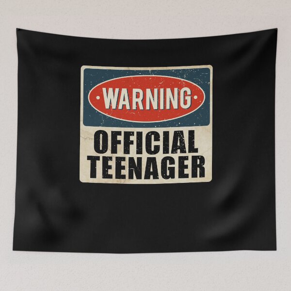 Item preview, Warning Official Teenager designed and sold by ruinzahelva.