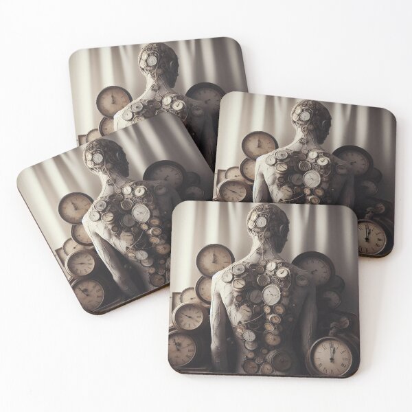 Item preview, TIME TRAVEL vintage clocks Gothic Ai designed and sold by AiPoliviosArt.