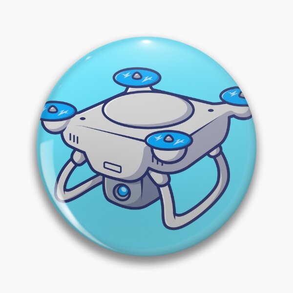 Item preview, Drone Flying Cartoon Vector Icon Illustration designed and sold by hjian8219.