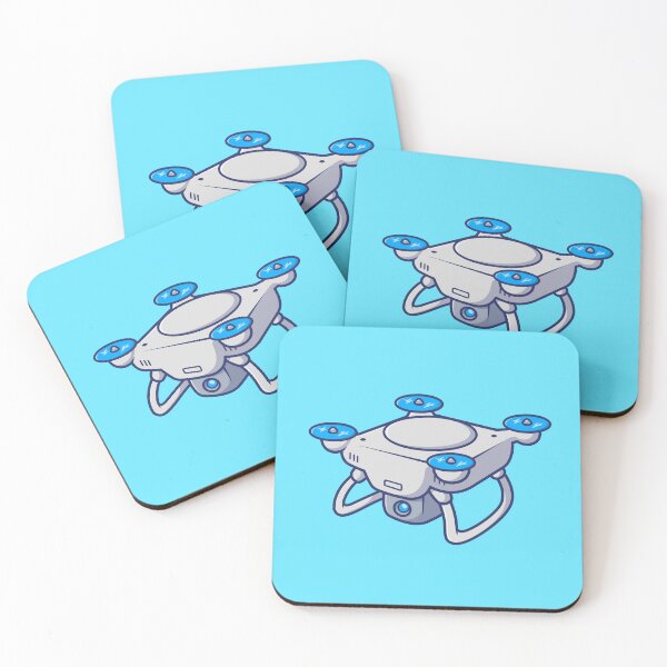 Item preview, Drone Flying Cartoon Vector Icon Illustration designed and sold by hjian8219.