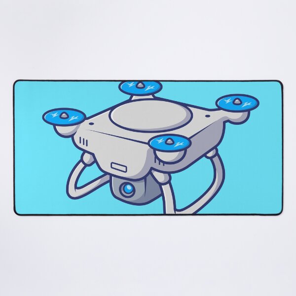 Item preview, Drone Flying Cartoon Vector Icon Illustration designed and sold by hjian8219.