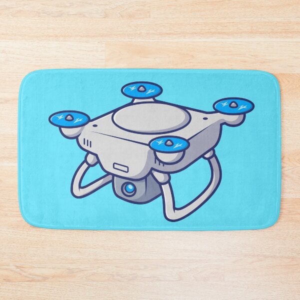 Item preview, Drone Flying Cartoon Vector Icon Illustration designed and sold by hjian8219.